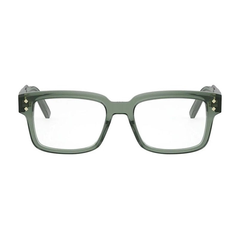 Dior Eyeglasses Square Full Rim, Green Frame and Clear Demo Lens Lens CDDIAMONDOS8I5500