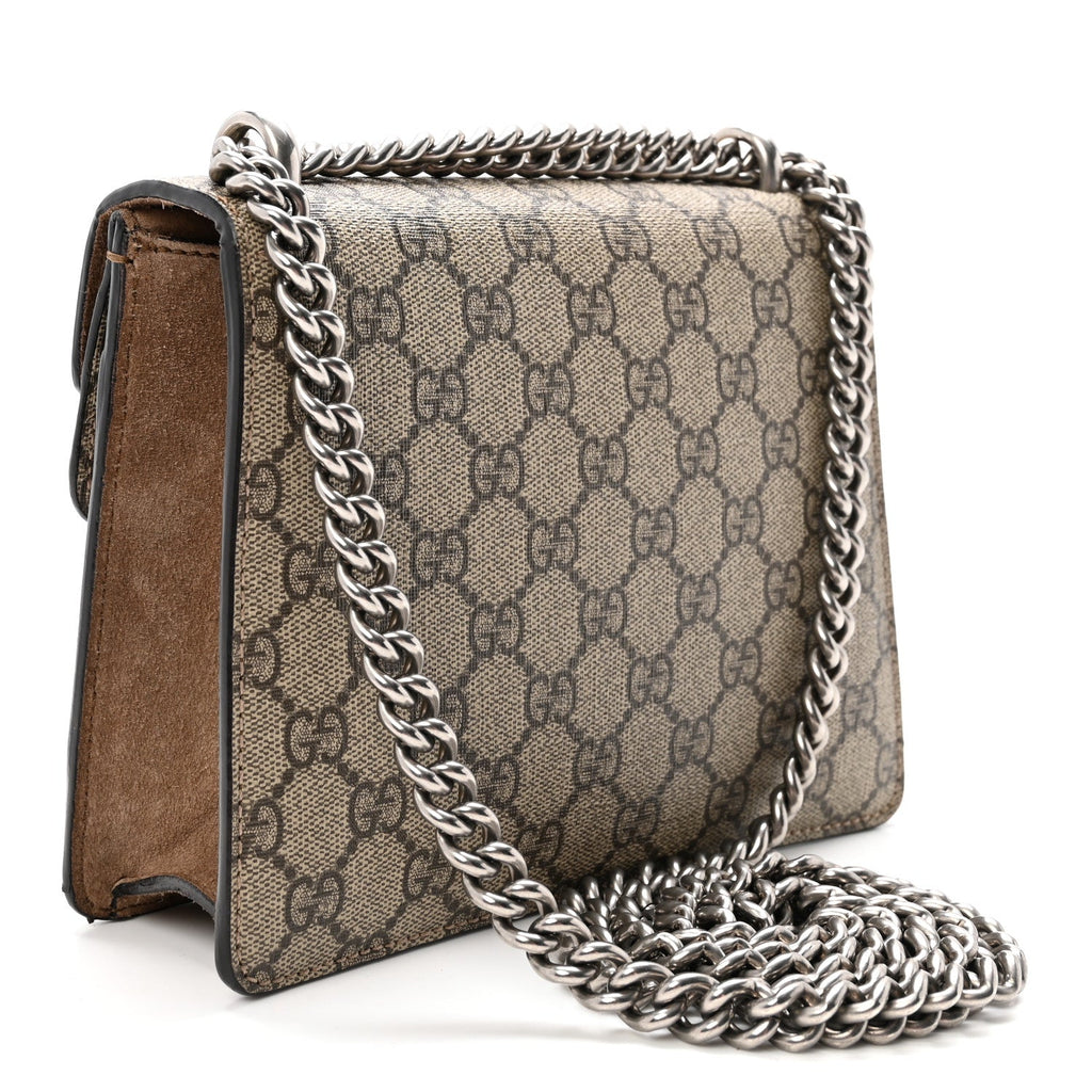GG Supreme Monogram Mini Dionysus Shoulder Bag Taupe