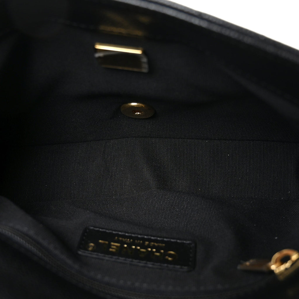 Caviar Quilted Mini CC You Flap Black