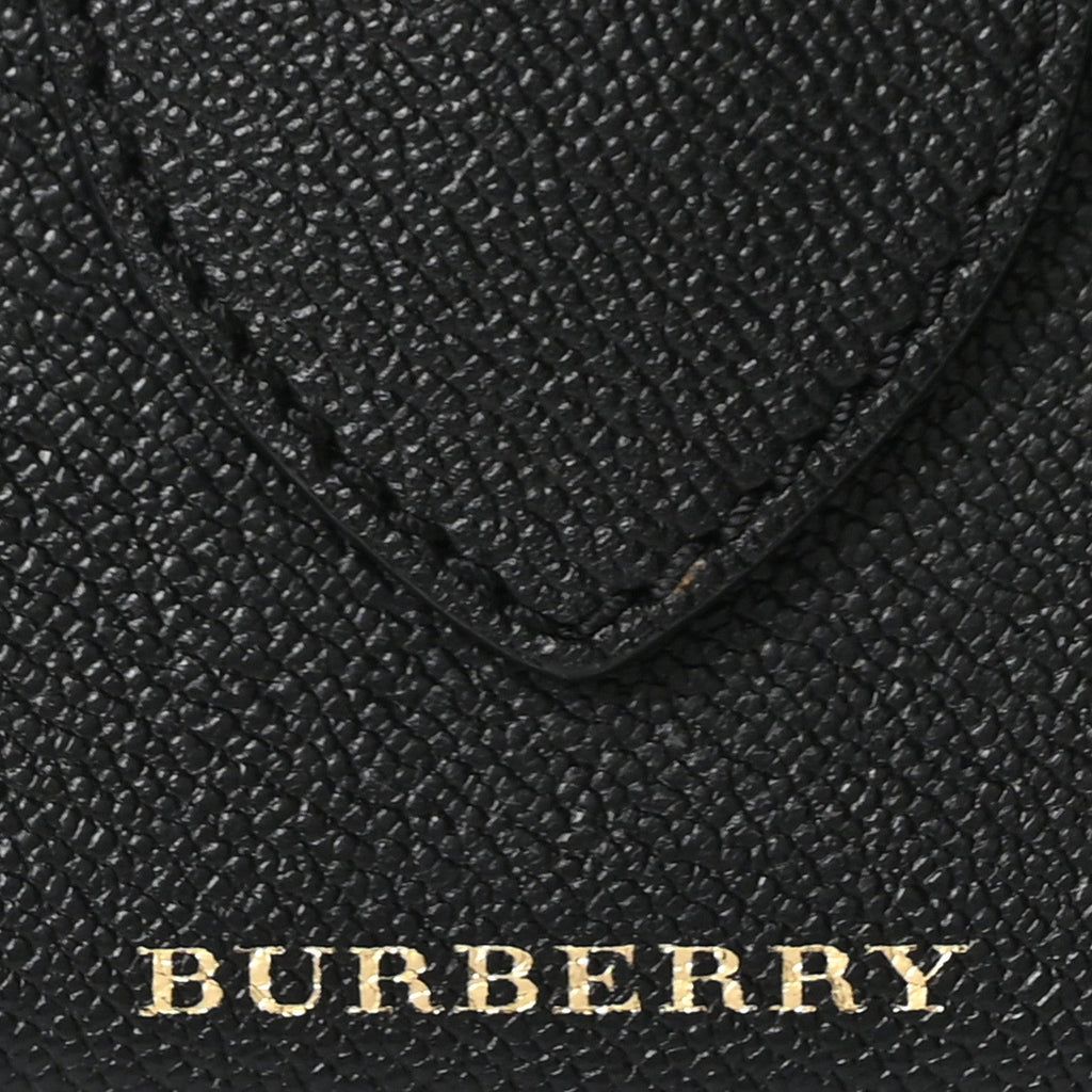 Soft Grain Calfskin Small Buckle Tote Black