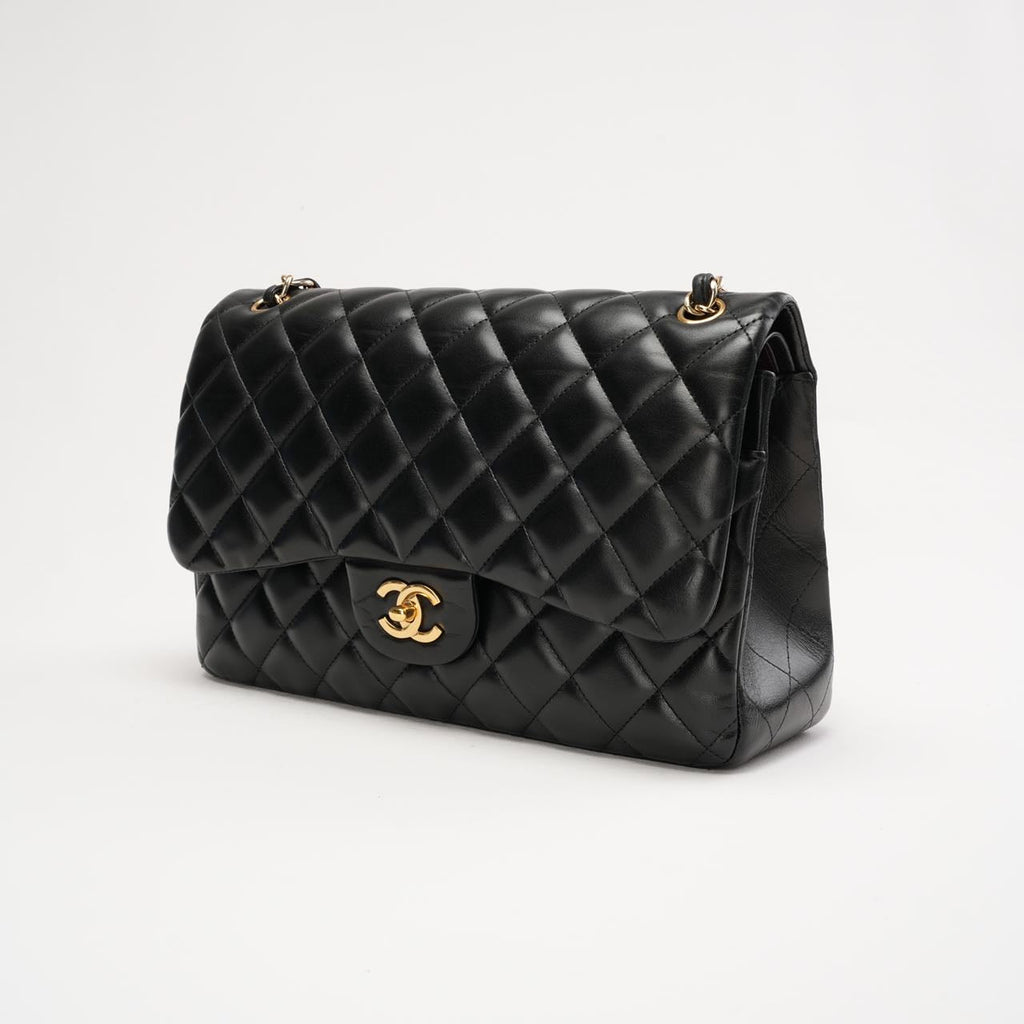 Chanel Timeless Jumbo Double Flap Lamb Black 2011