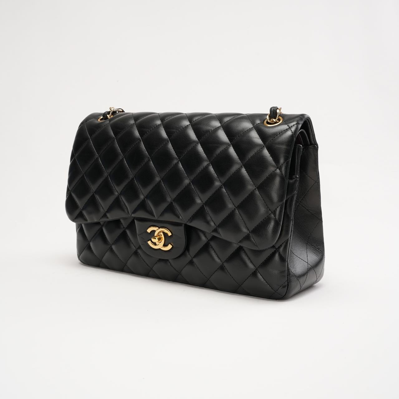 Chanel Timeless Jumbo Double Flap Lamb Black 2011