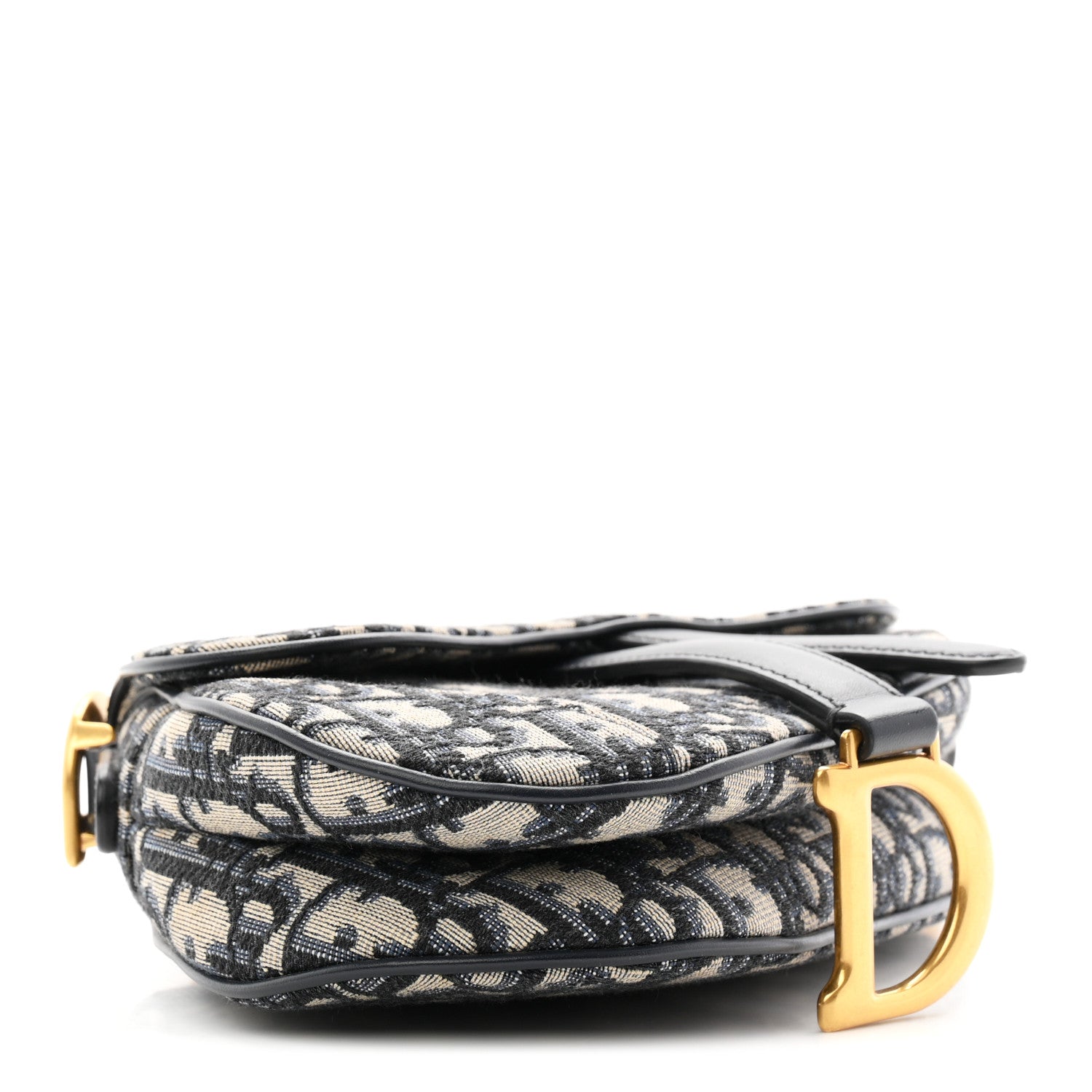 Oblique Mini Saddle Bag Blue