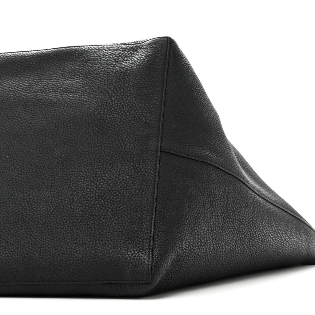 Grained Calfskin Park Tote XL Black