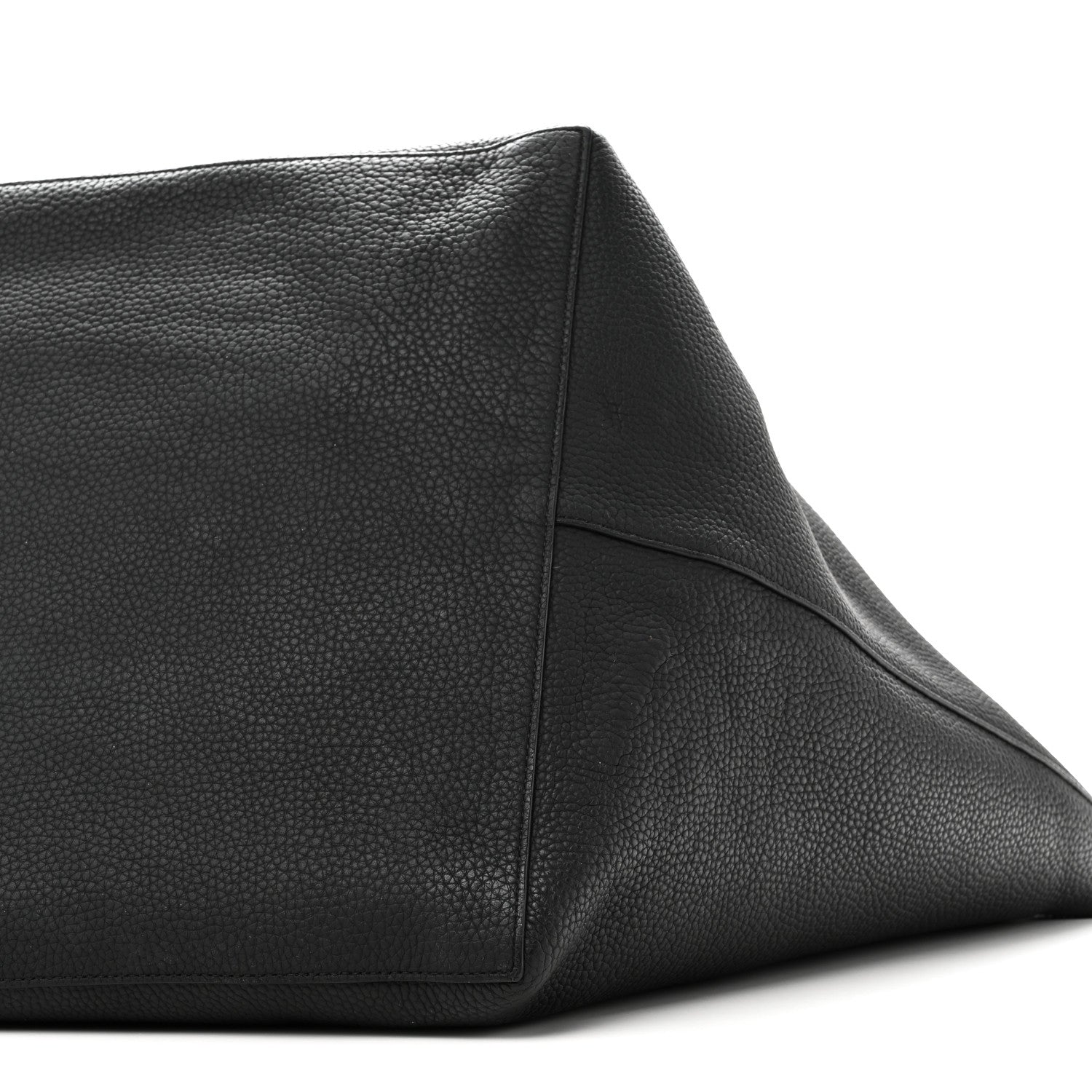 Grained Calfskin Park Tote XL Black