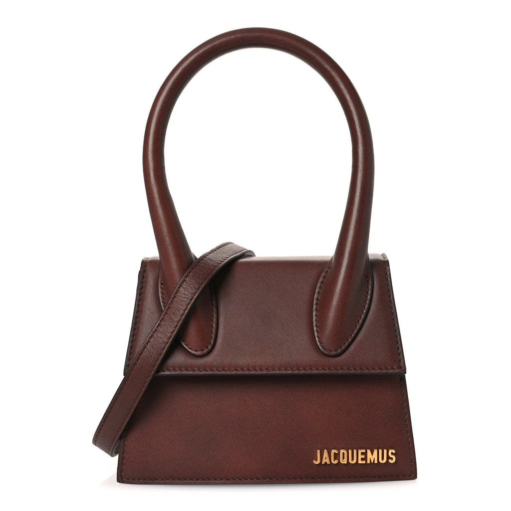 Smooth Calfskin Le Chiquito Moyen Dark Brown