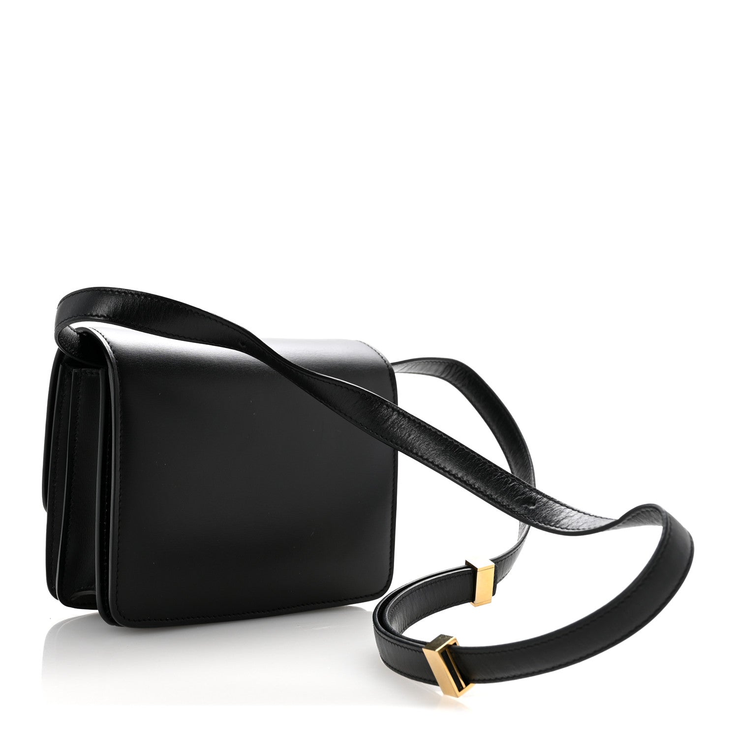 Box Calfskin Small Classic Box Flap Bag Black