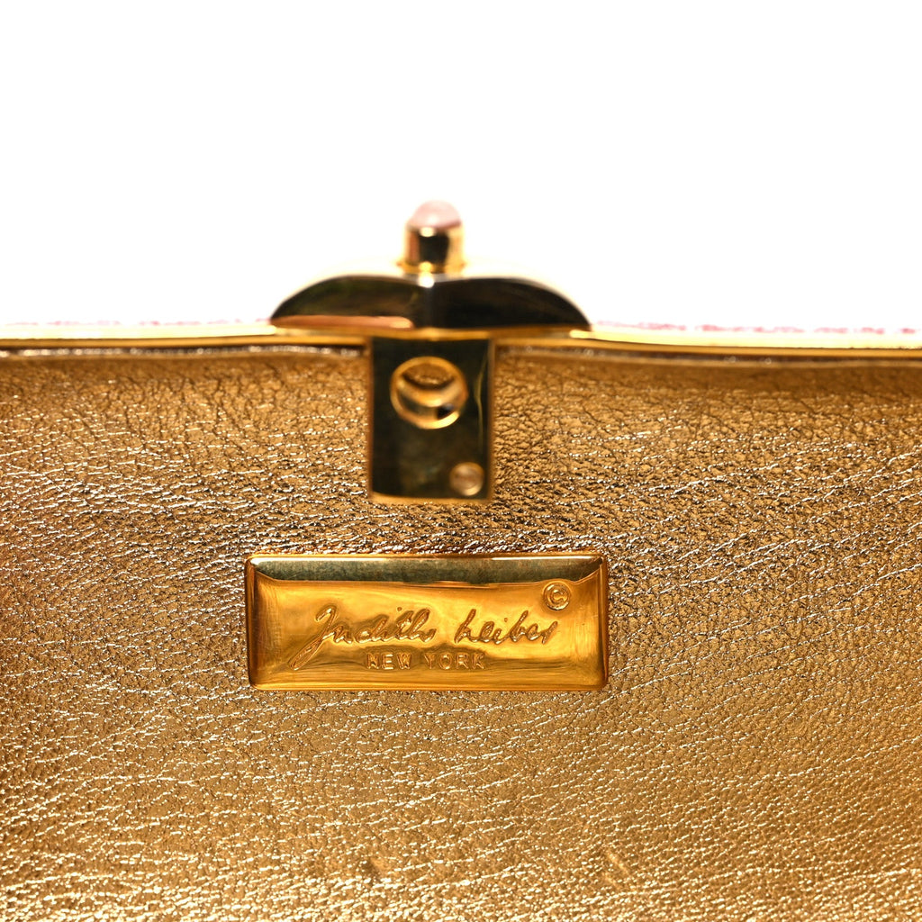 Swarovski Crystal Minaudiere Clutch Pink