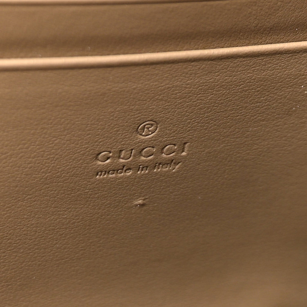 GG Supreme Monogram Mini Dionysus Chain Wallet