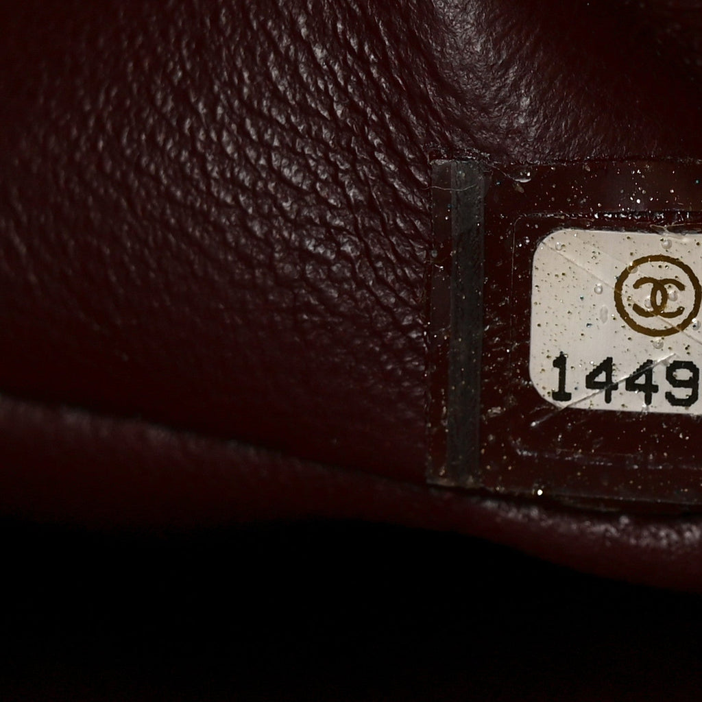Aged Calfskin Quilted 2.55 Reissue 227 Flap Black