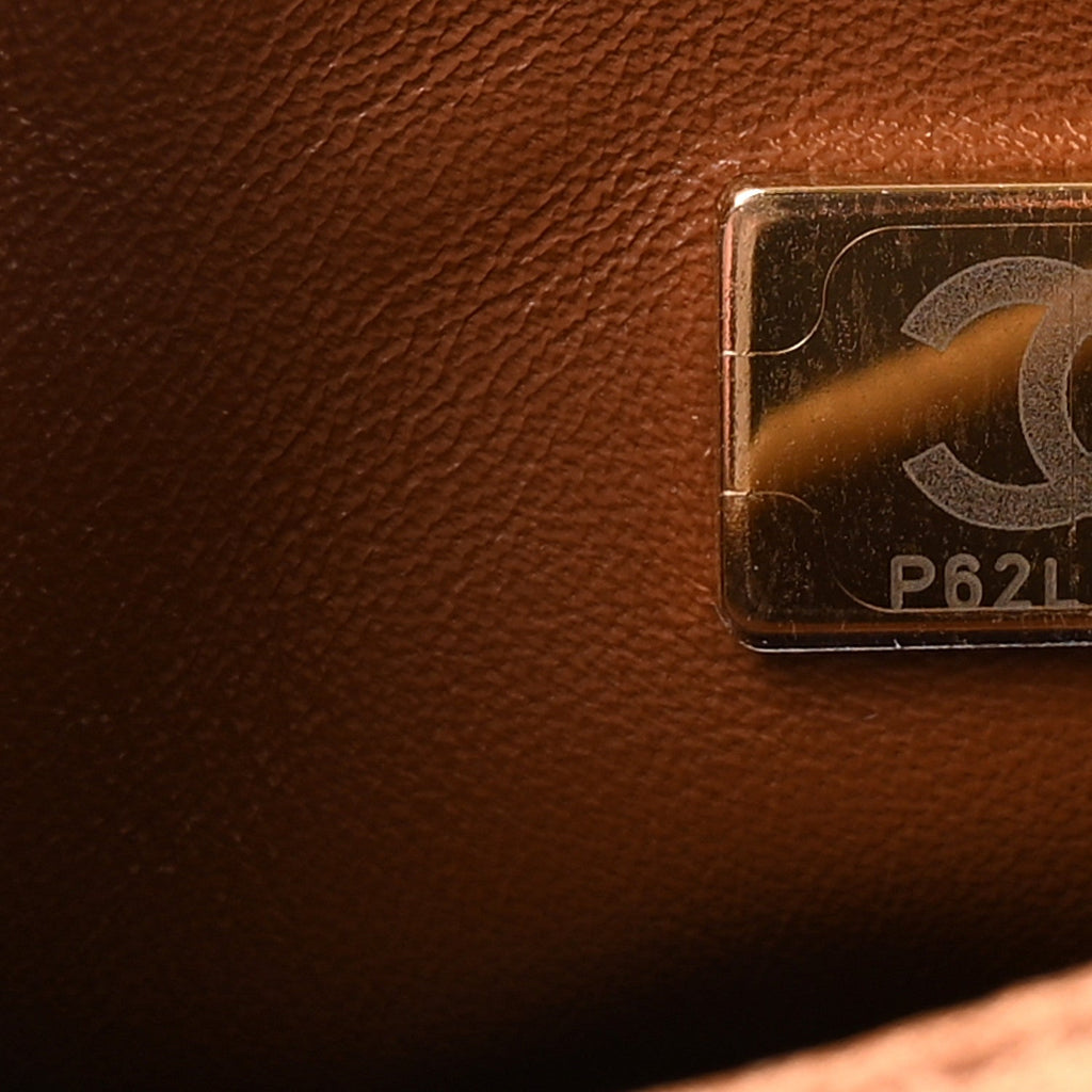 Suede Calfskin Small Souplissimo Maxi Flap Camel