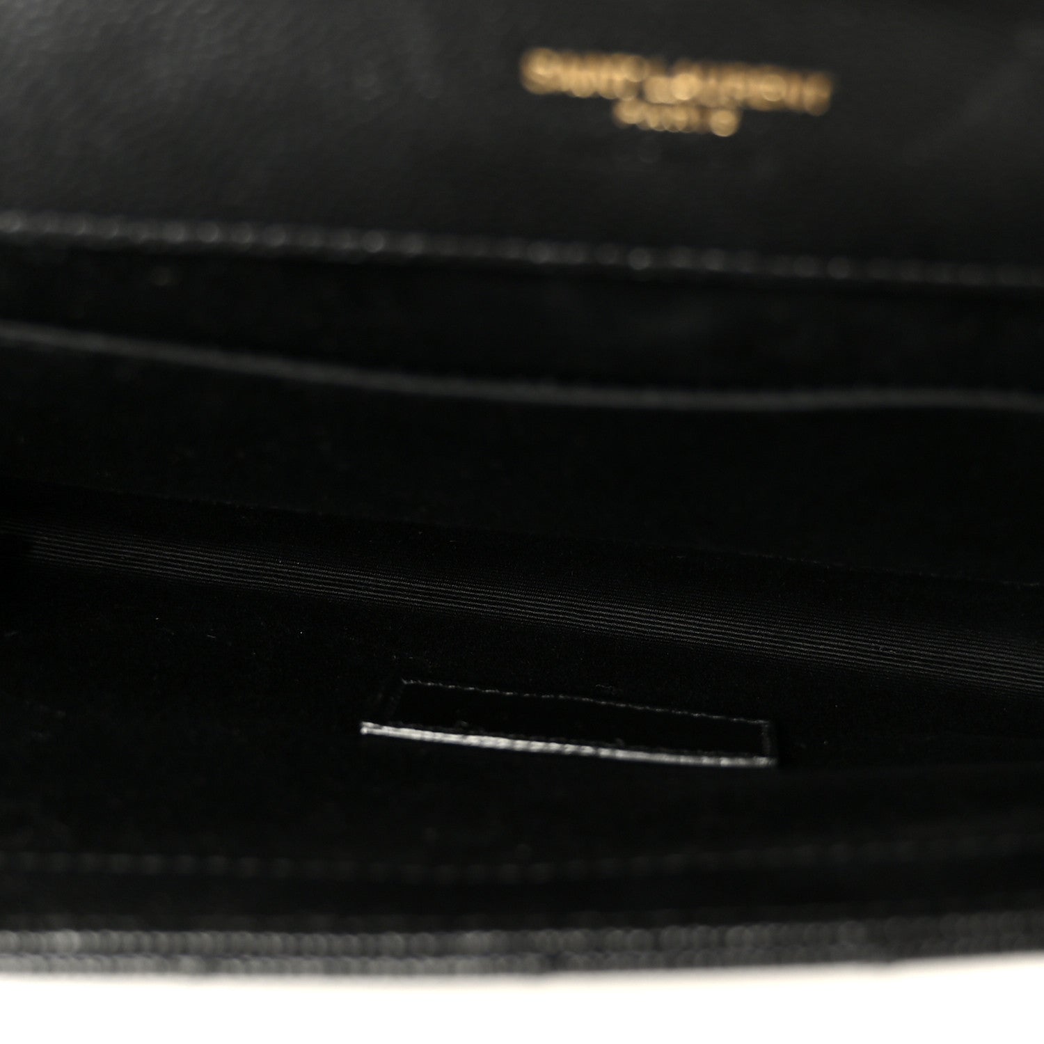 Grain De Poudre Textured Mixed Matelasse Triquilt Monogram Clutch Black