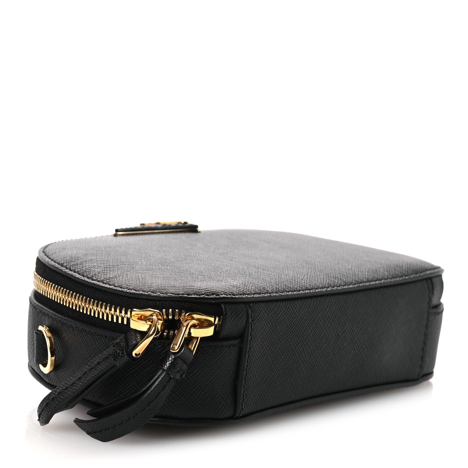 Saffiano Lux Odette Belt Bag Black