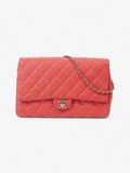 Chanel Envelope Clutch with Chain Coral Caviar Leather