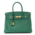 Taurillon Novillo Birkin 30 Vert Vertigo