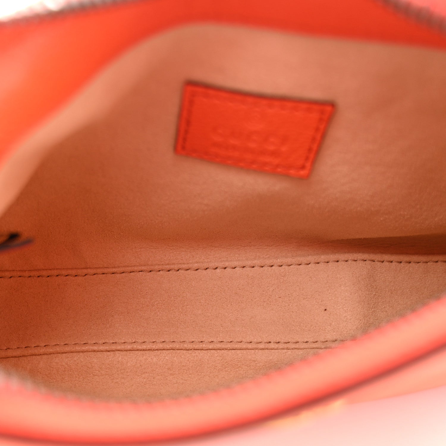 Goatskin Mini Aphrodite Shoulder Bag Orange