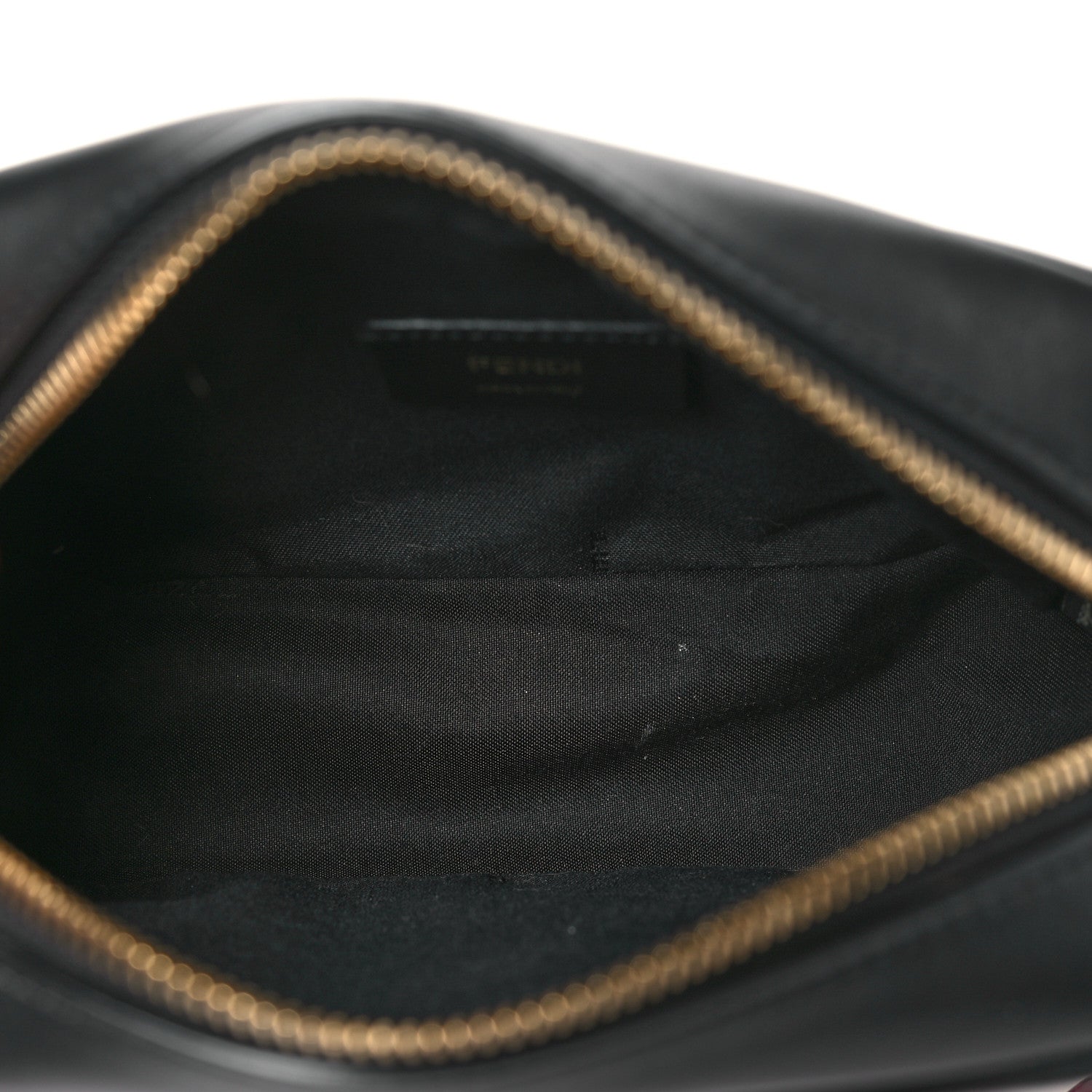 Vitello Century Bi-Color FF 1974 Embossed Mini Camera Case Maya Black