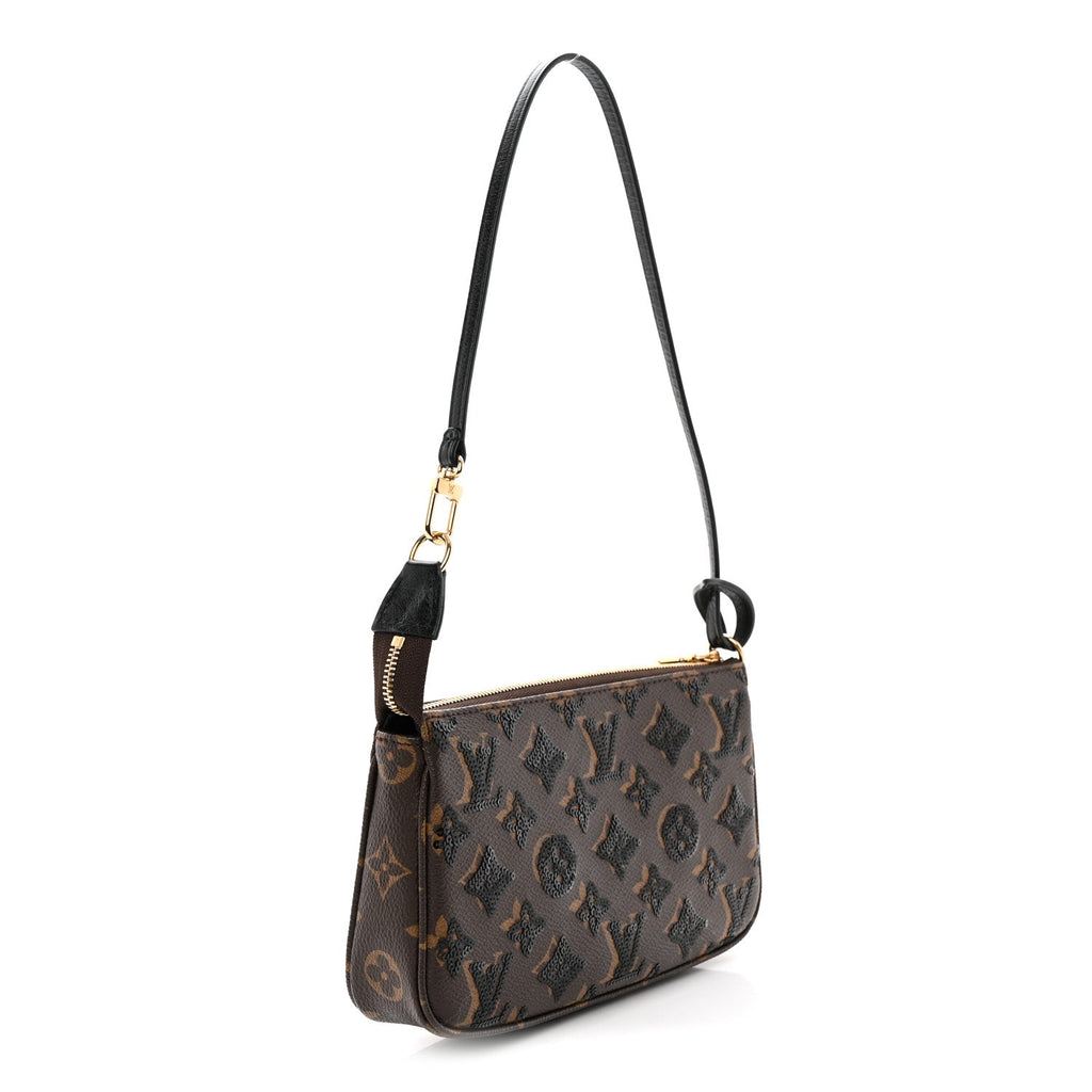 Monogram Sequins Pochette Accessories Black