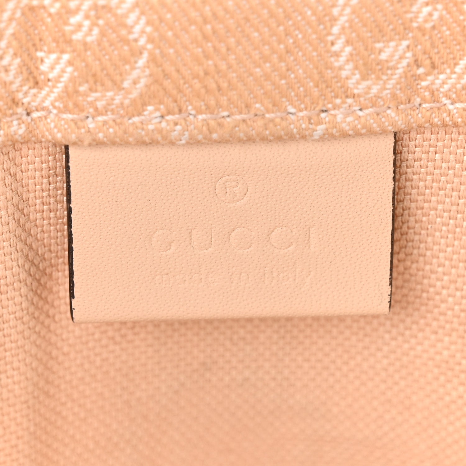 Denim Ophidia GG Monogram Tote Medium Light Beige