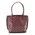 Goyardine Reversible Mini Anjou Burgundy