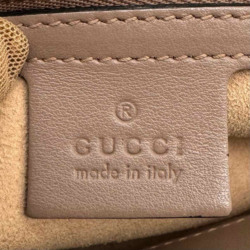 GUCCI Quilted Marmont Small Top Handle Bag Dusty Pink