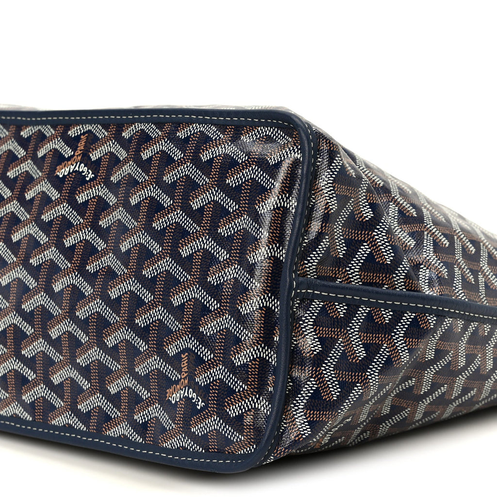 Goyardine Reversible Anjou PM Navy