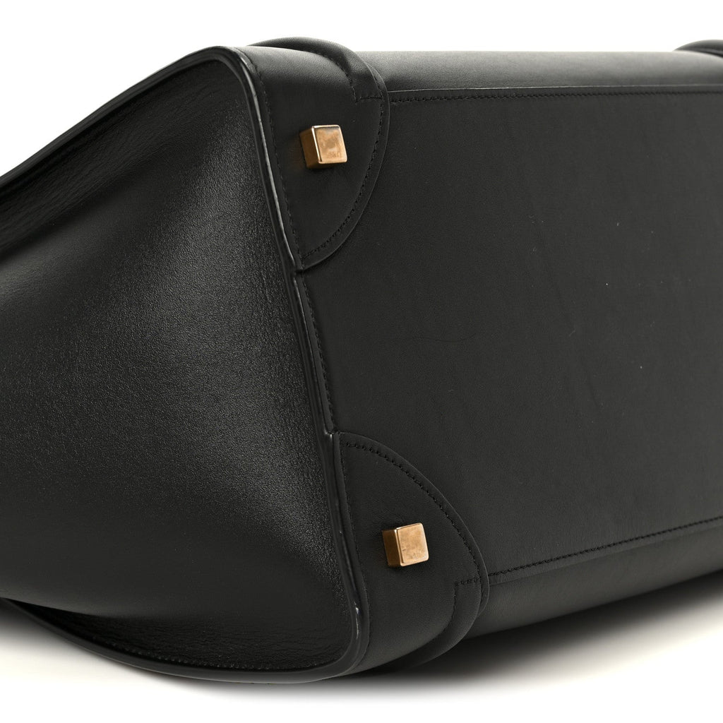 Smooth Calfskin Mini Luggage Black
