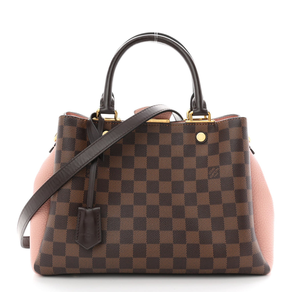 Damier Ebene Cuir Taurillon Brittany Magnolia