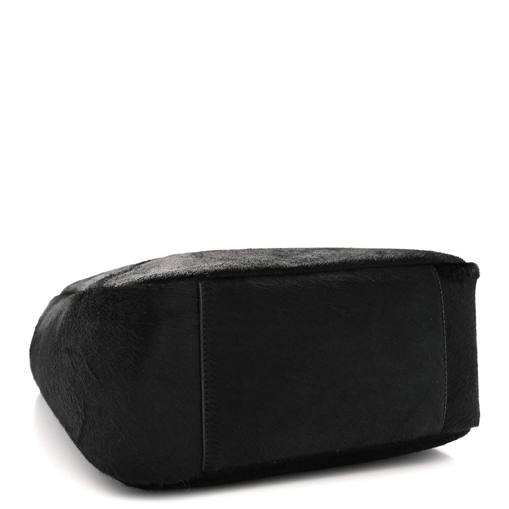 Calf Hair Small Le 5 A 7 Soft Hobo Black