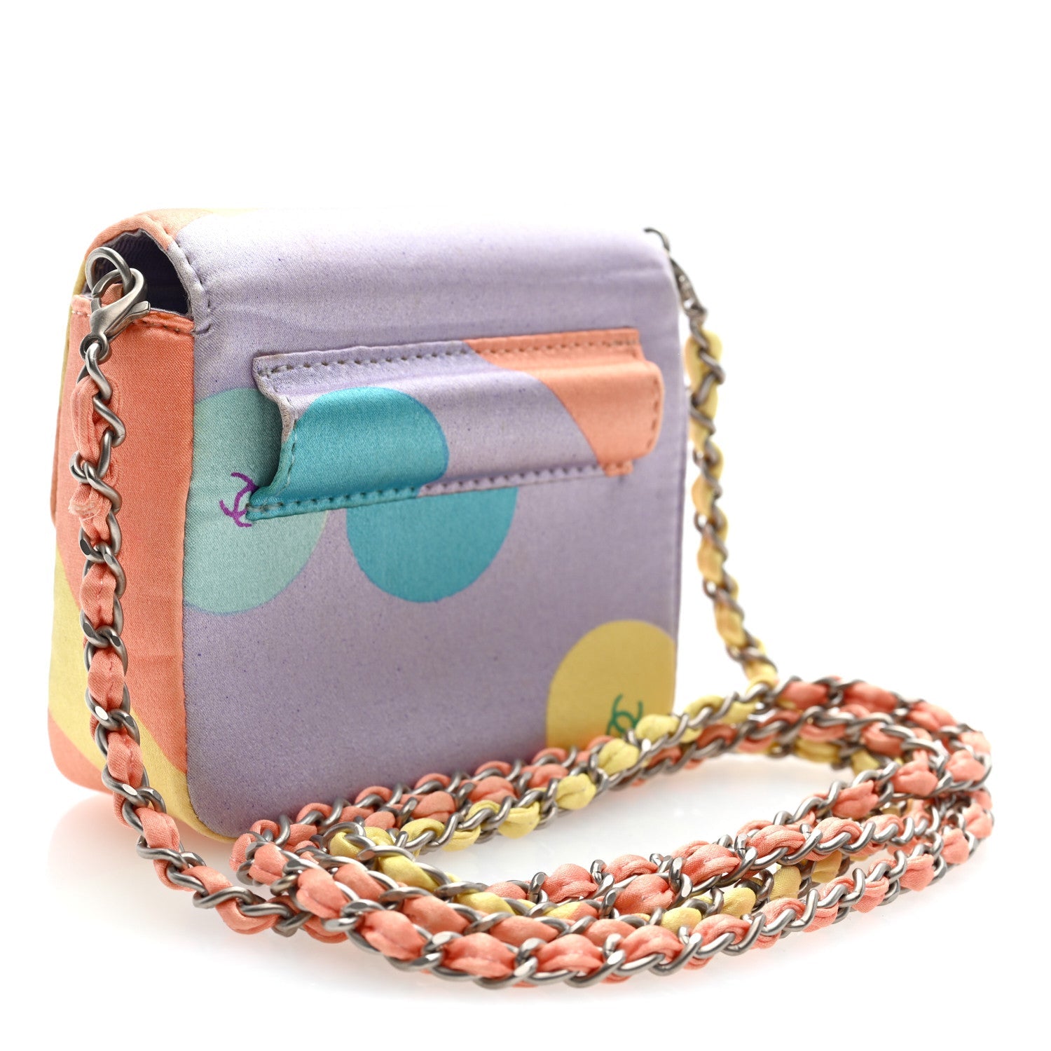 Satin Convertible Micro Flap Multicolor
