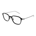 Montblanc Sunglasses Square Full Rim, Black Frame and Clear Demo Lens Lens MB0207O001