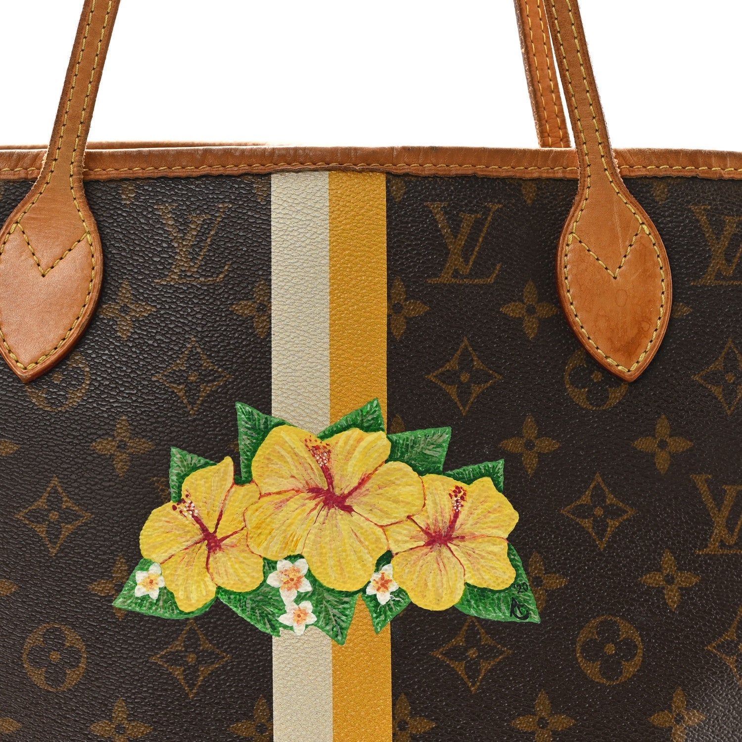 Monogram My LV Heritage Neverfull MM Yellow White