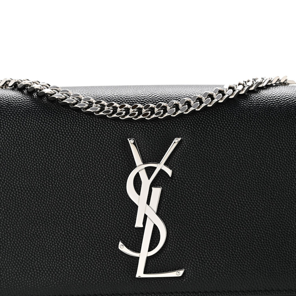 Grain De Poudre Small Monogram Kate Satchel Black