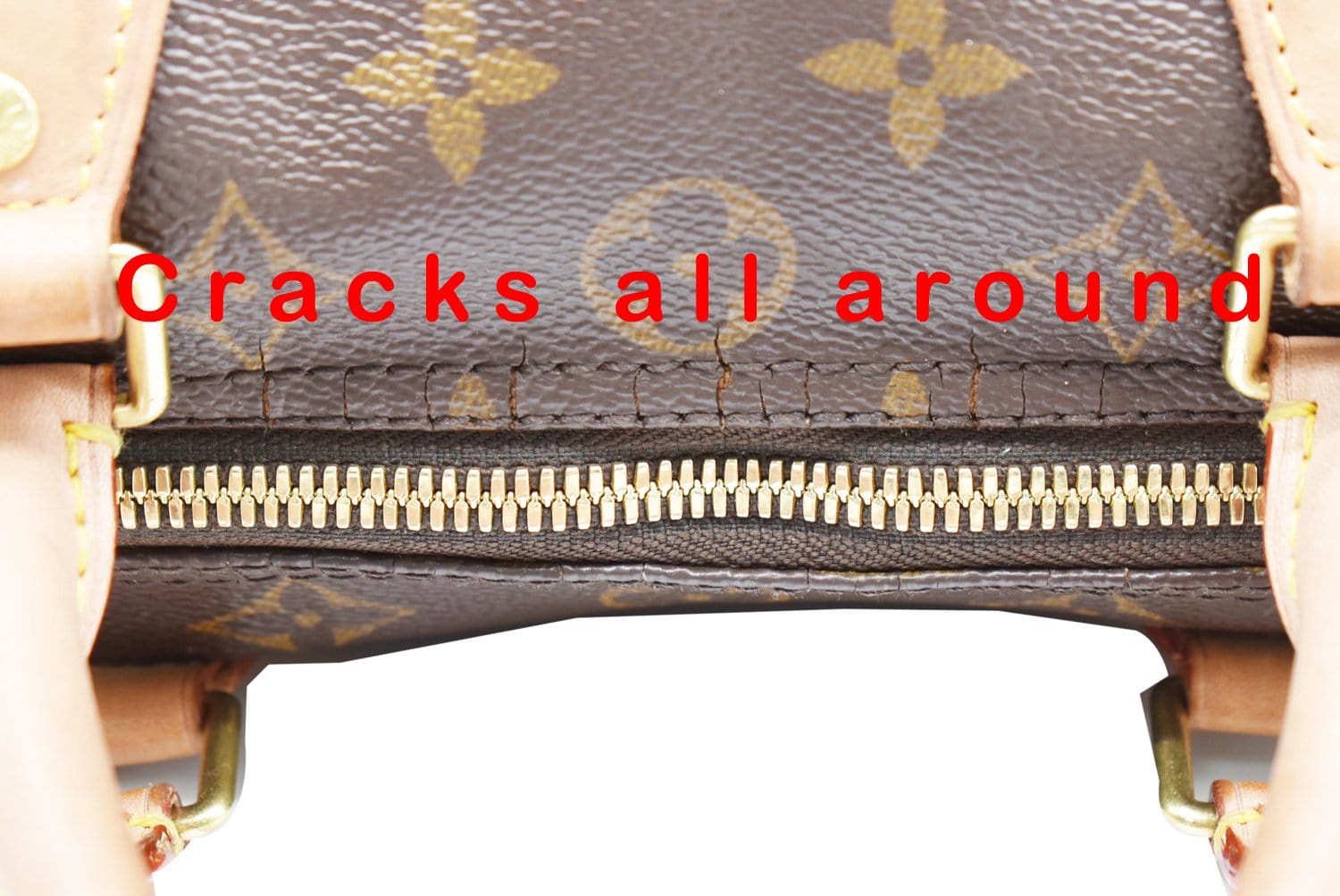 LOUIS VUITTON Speedy 30 Bandouliere Monogram Canvas Shoulder Bag Brown