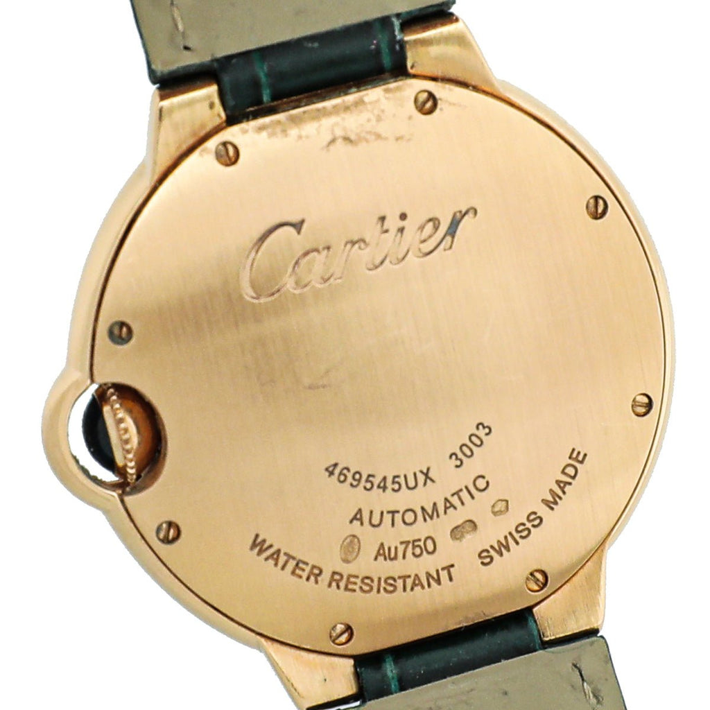 Cartier 18K Pink Gold Ballon Bleu De Cartier Automatic 36mm Watch