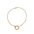 Cartier 18K Rose Gold 2 Diamond Love Bracelet