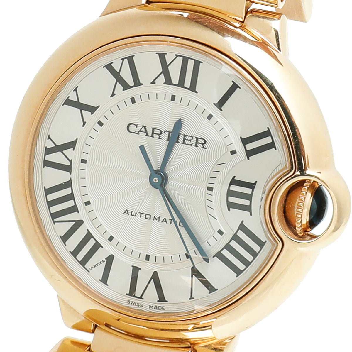 Cartier 18K Rose Gold Automatic 36mm Ballon Bleu De Cartier Watch