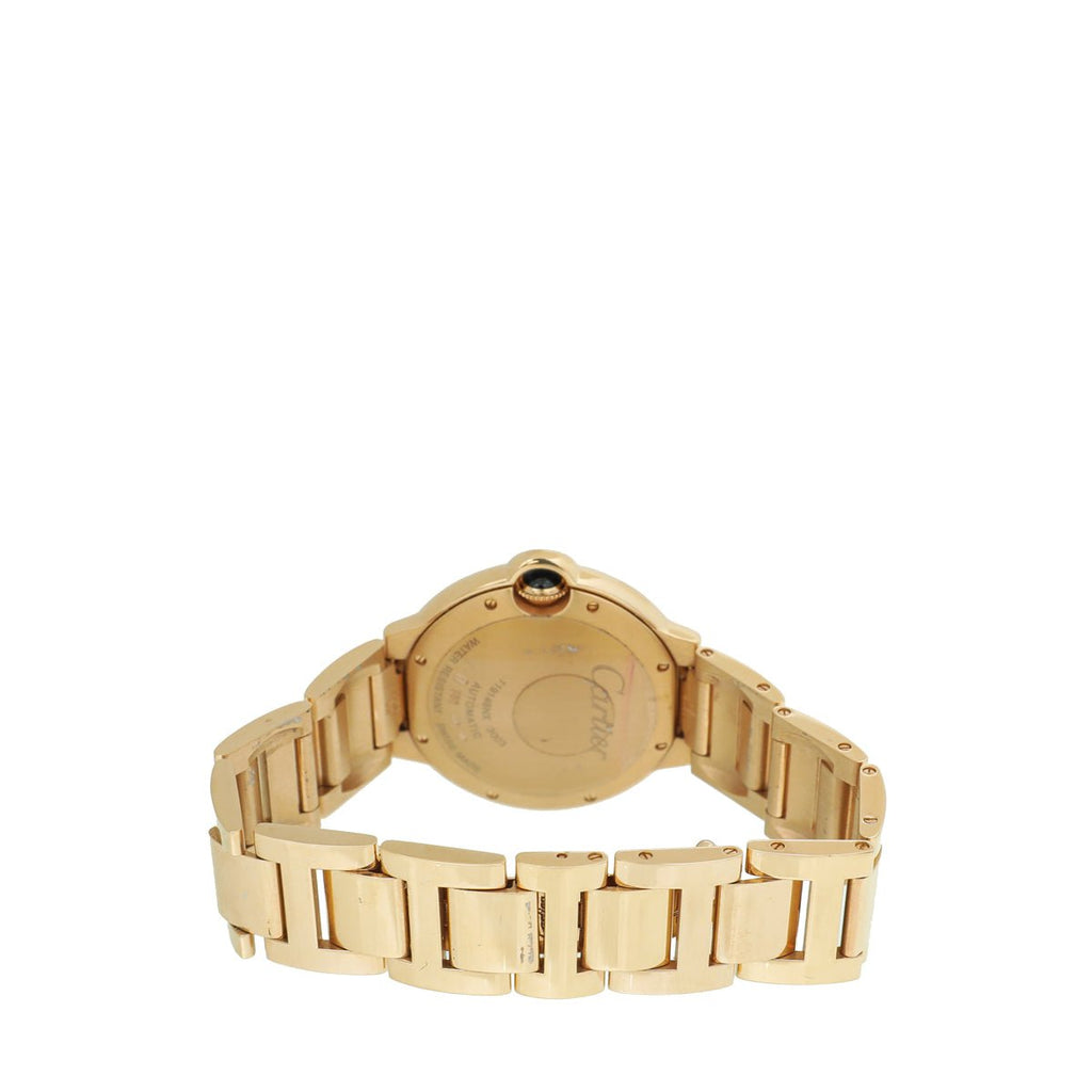 Cartier 18K Rose Gold Automatic 36mm Ballon Bleu De Cartier Watch
