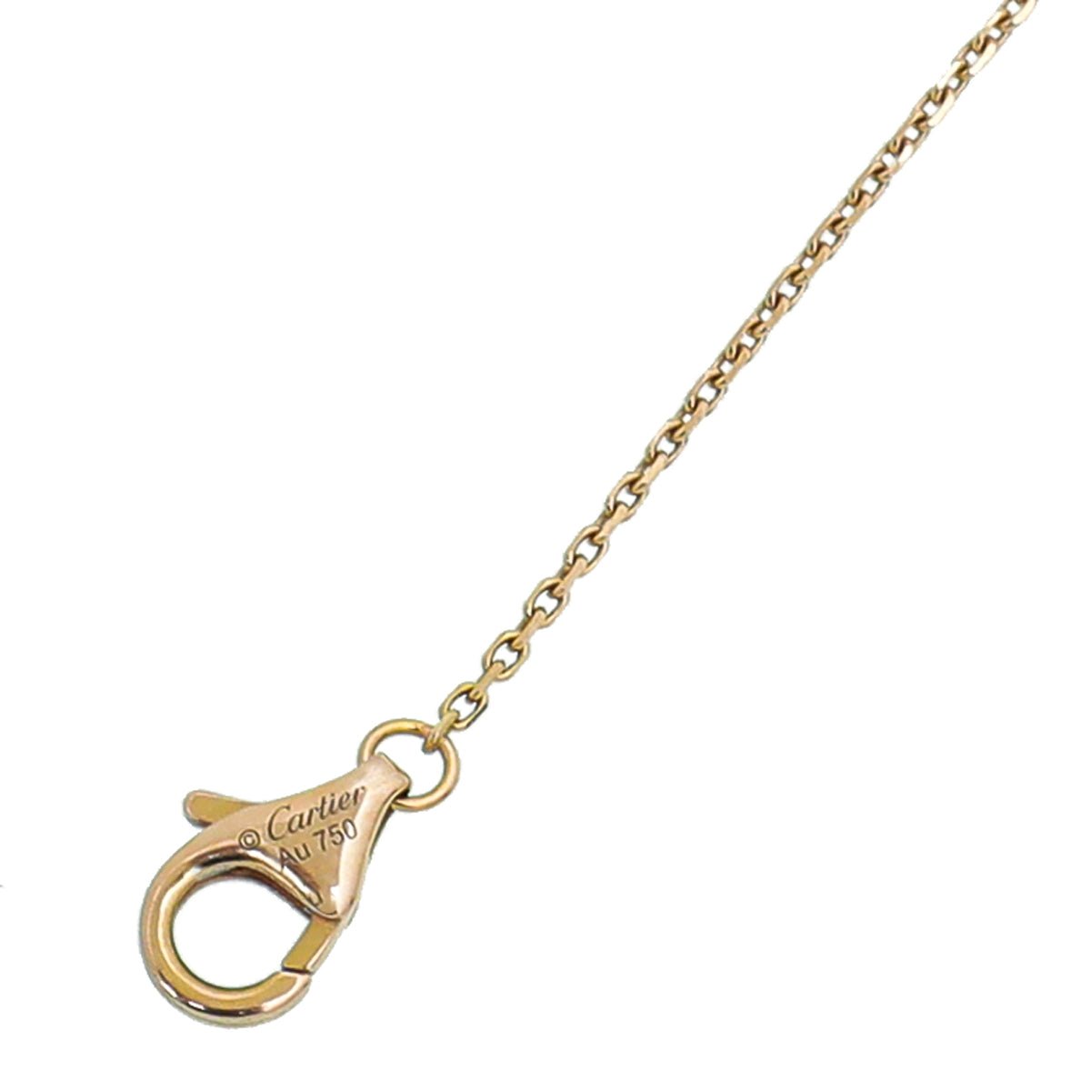 Cartier 18K Rose Gold Diamond D'Amour XS Model Necklace