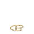 Cartier 18K Rose Gold Diamond Juste Un Clou Diamond Ring 50