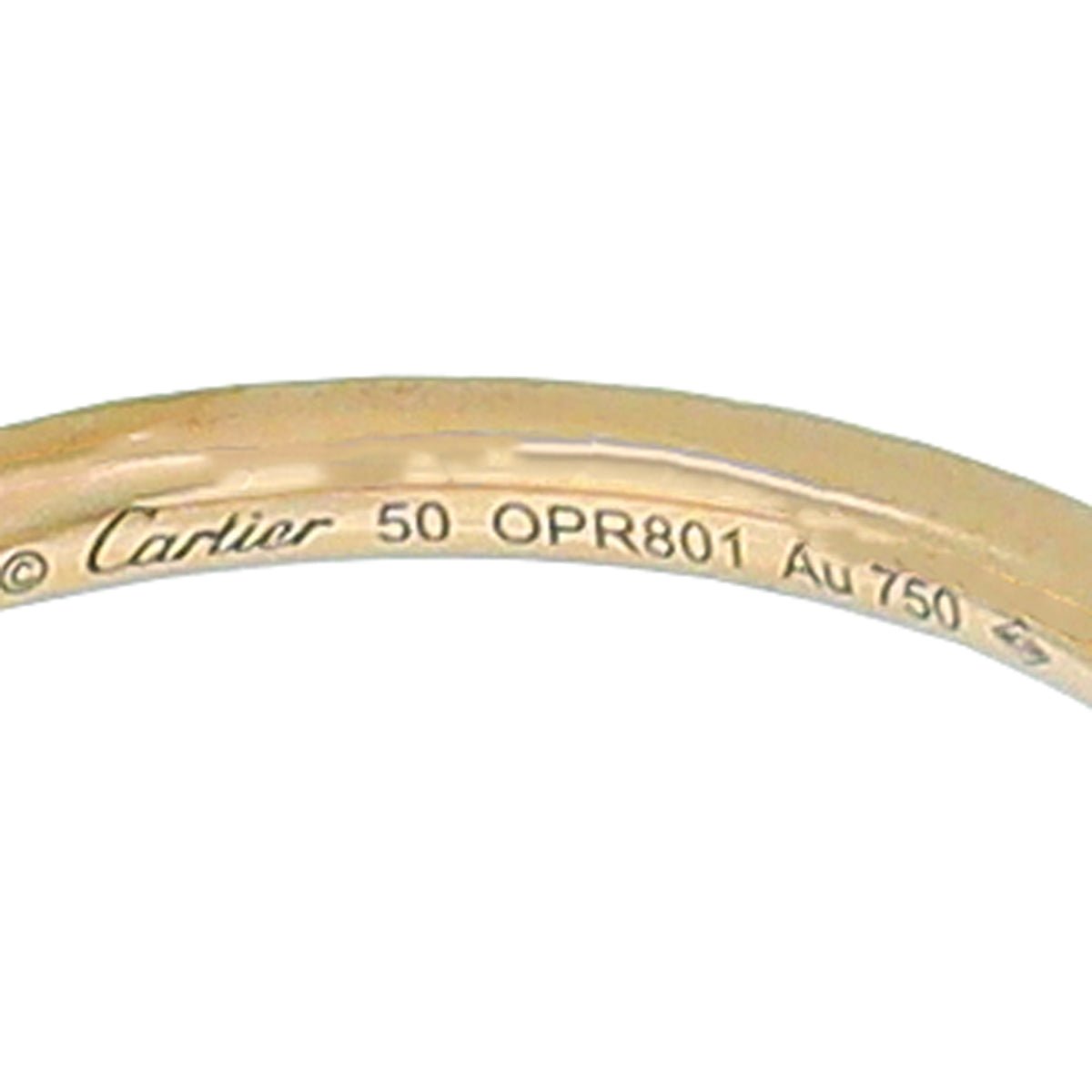 Cartier 18K Rose Gold Diamond Juste Un Clou Diamond Ring 50