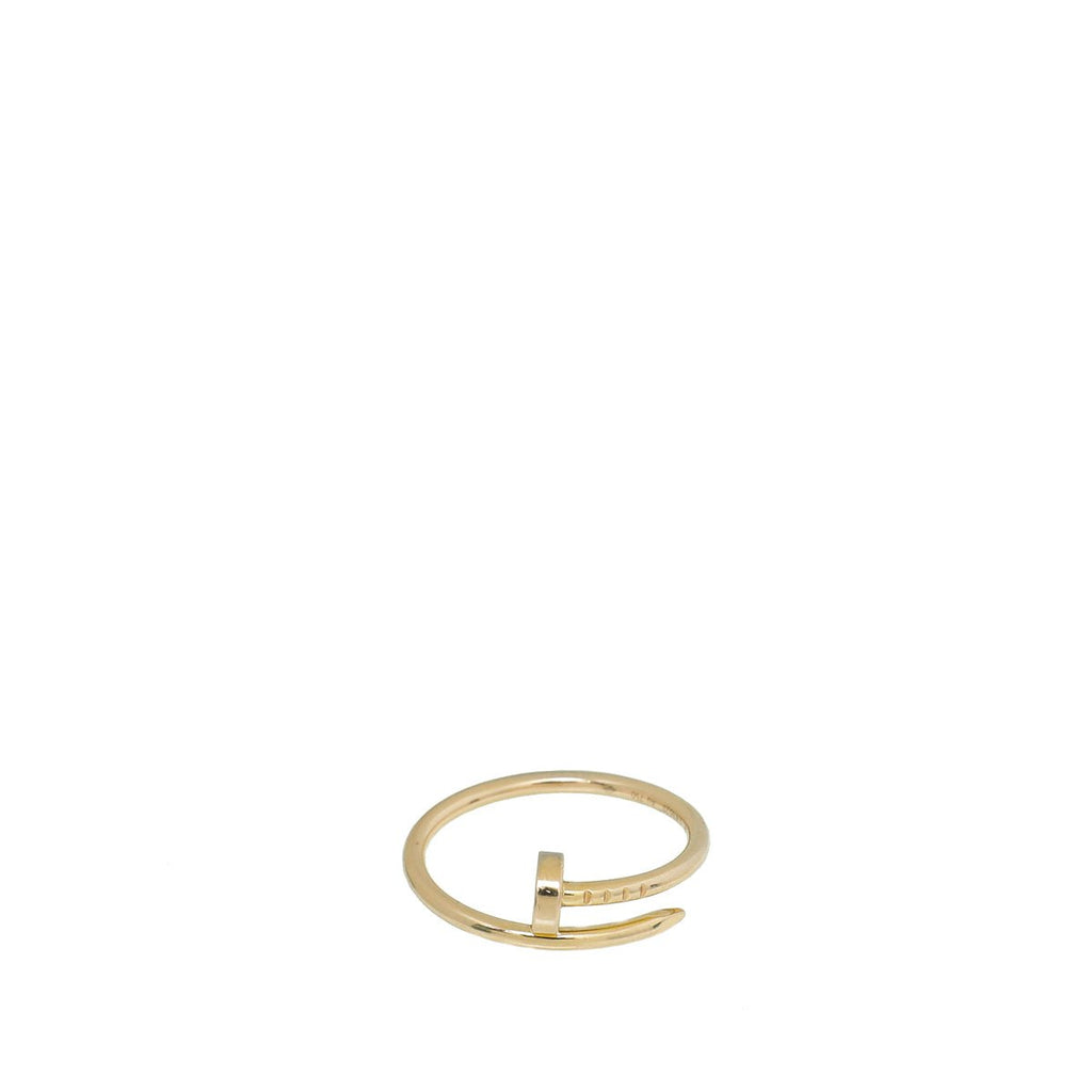 Cartier 18K Rose Gold Juste Un Clou Small Model Ring 59
