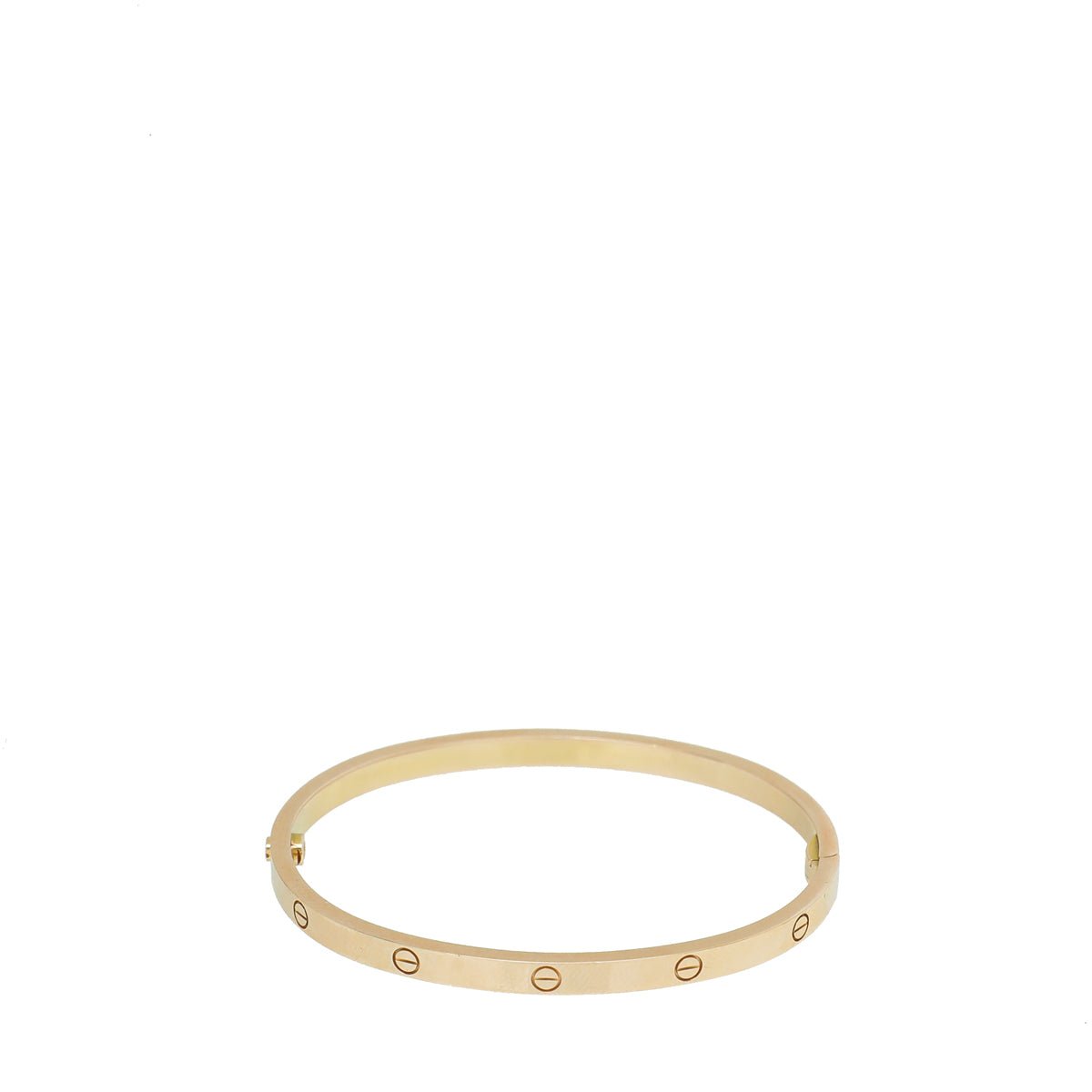 Cartier 18K Rose Gold Love Small Model Bracelet 16