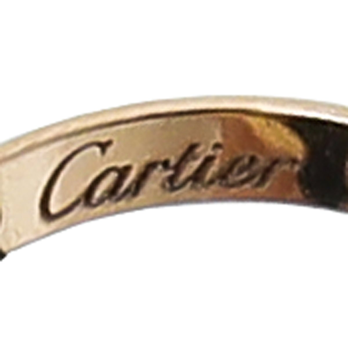 Cartier 18K Trinity Gold Black Cord Bracelet