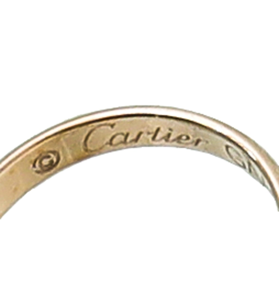 Cartier 18K Trinity Gold Black Cord Bracelet