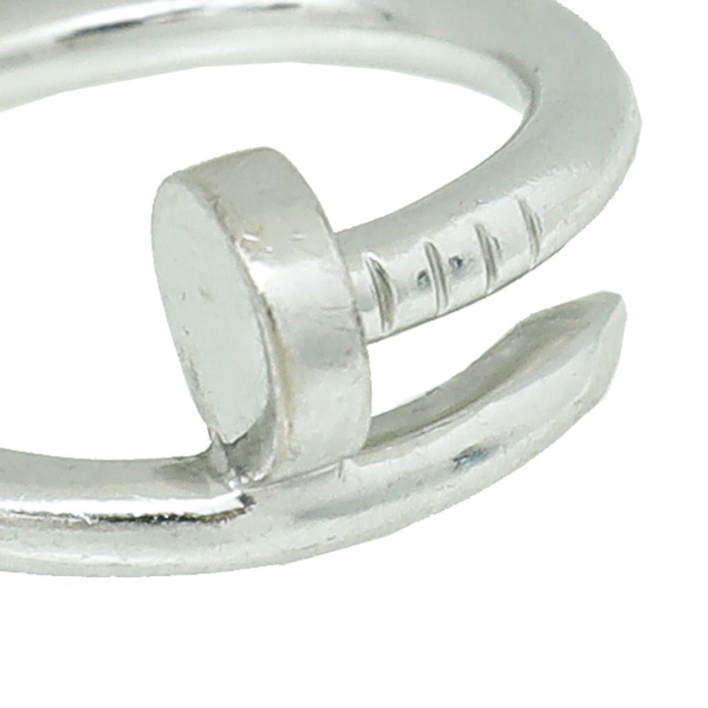 Cartier 18K White Gold Juste Un Clou Ring 57