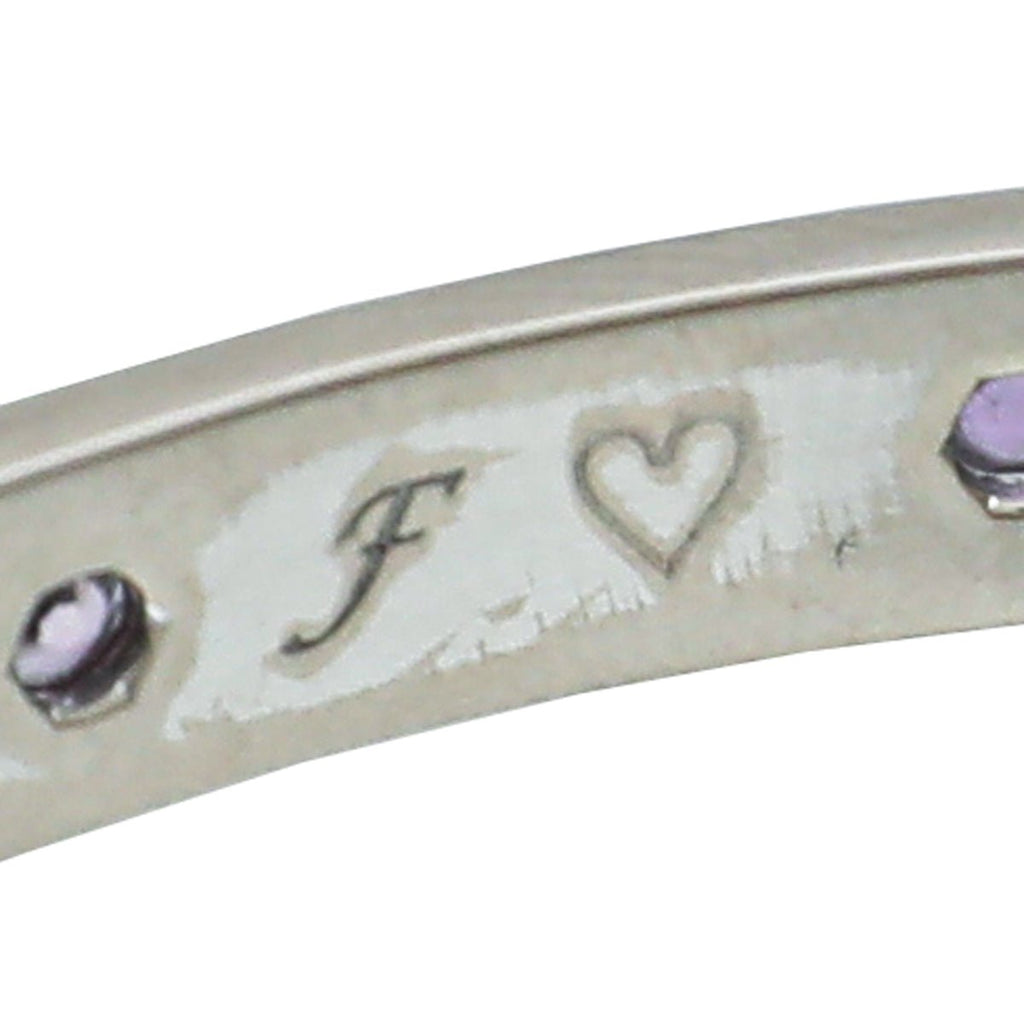 Cartier 18K White Gold Love Bracelet 16 w/Colored Stones