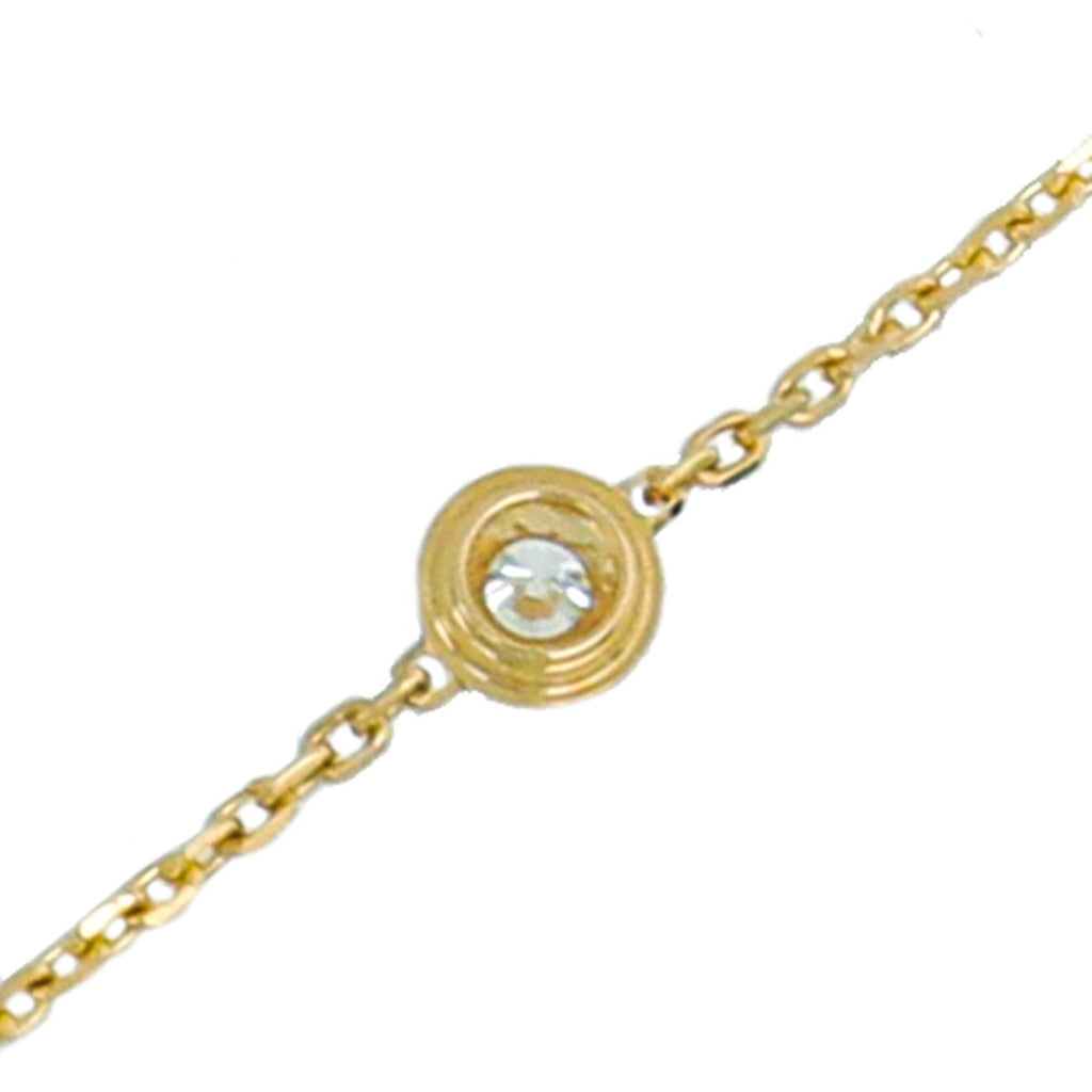 Cartier 18K Yellow Gold Diamond D'Amour XS Bracelet