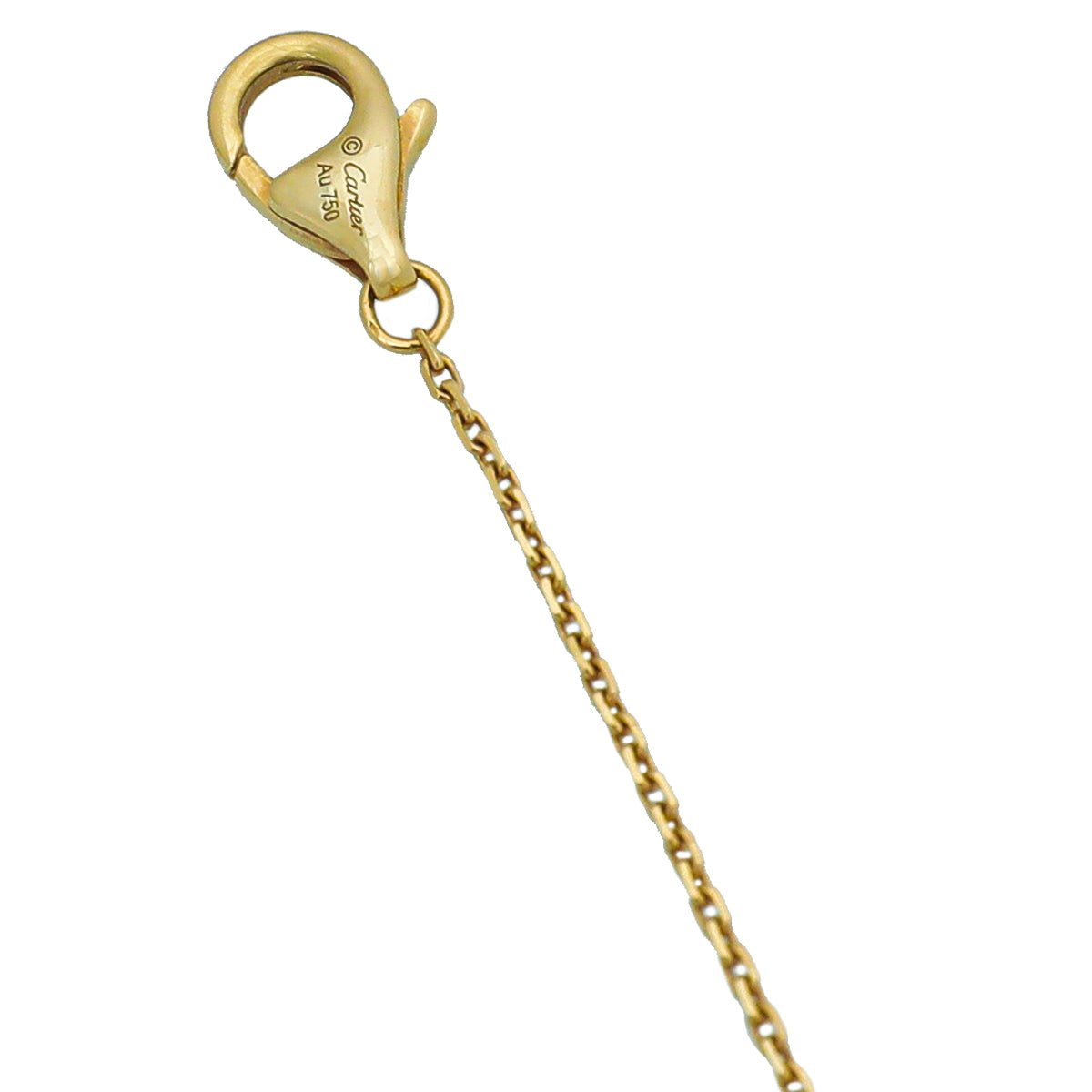 Cartier 18K Yellow Gold Diamond D'Amour XS Model Necklace