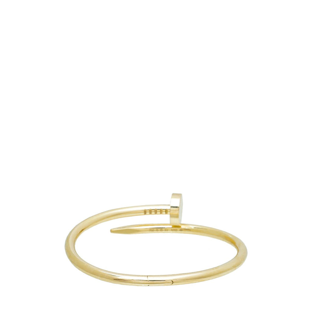 Cartier 18K Yellow Gold Juste Un Clou Classic Bracelet 15
